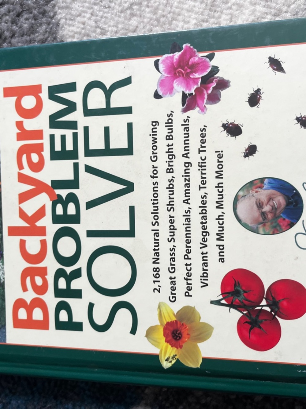 Backyard Problem Solver - Green Hardcover Gardening Guide